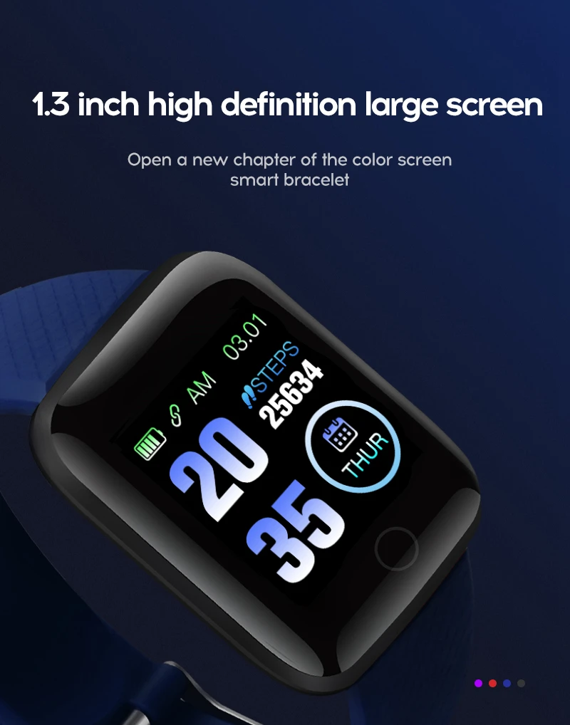 Digital Waterproof Smart Men Women Wristwatch Fitness Tracker Watch Message Remider Electronic with Blood Pressure A7 | Электроника