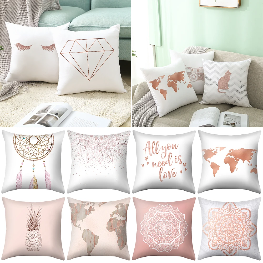 45 × см Бархатный Чехол для подушки домашняя мебель чехол декоративный спальни