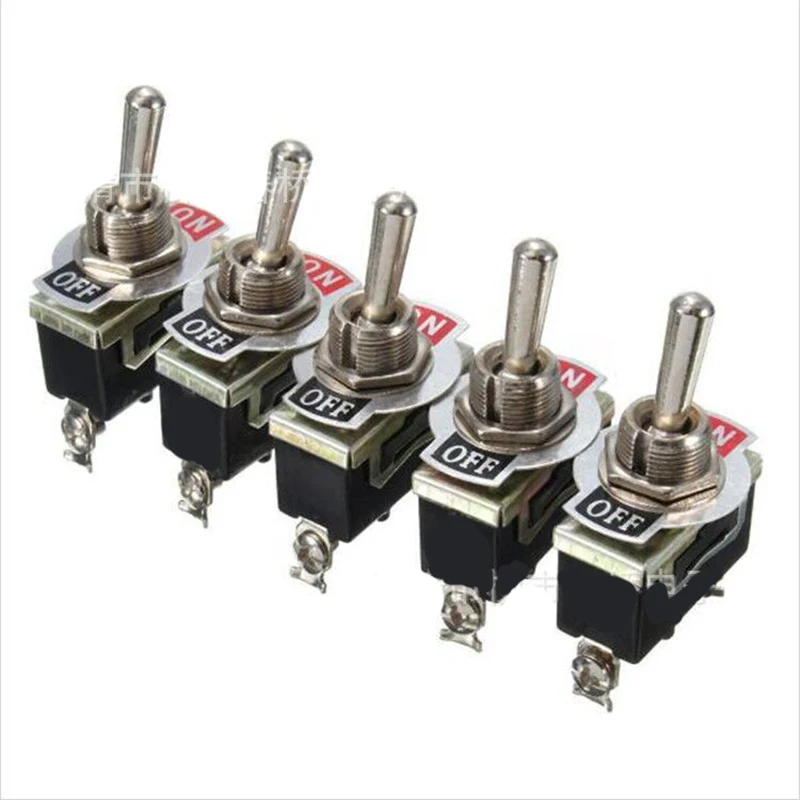 5 сверхмощный ПК Вкл/Выкл тумблер водонепроницаемый загрузки металла SPST разъем