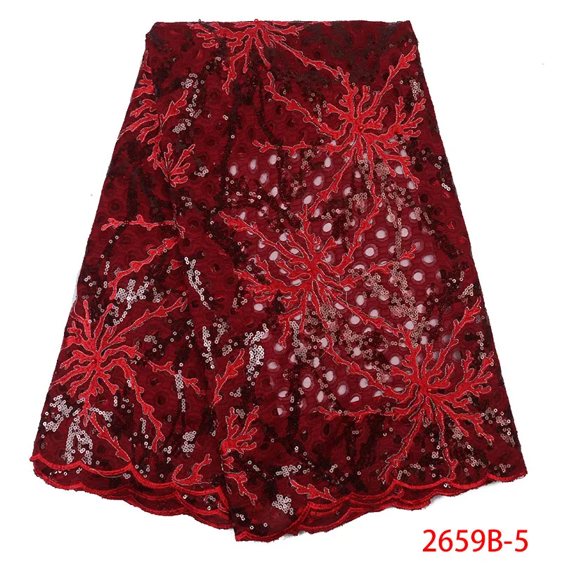 

Sequin and Beads French Tulle Lacd Embroidered Latest African Wedding Laces Flower 3D Fabric Bridal Gowns Wedding Dress AMY2659