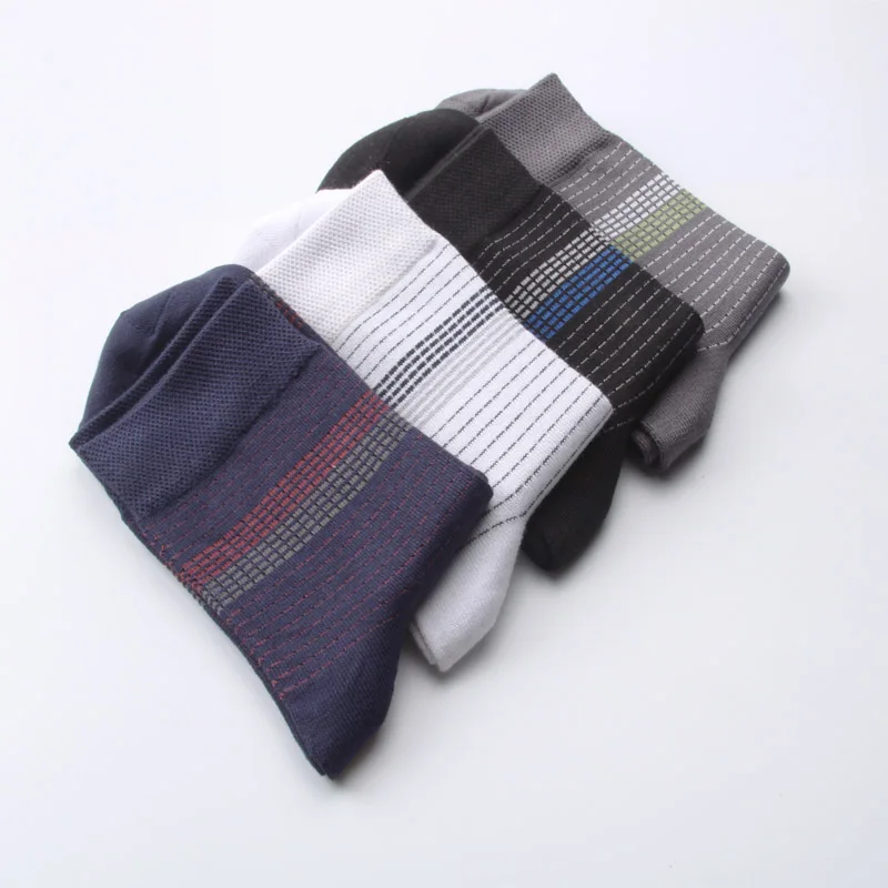 Классические мужские носки с полосатыми Мути цветными повседневными движениями