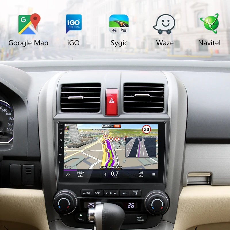 Jansite 4G Wifi RDS 9 &quotАвтомагнитола Android для Honda CR-V 2007-2011 HIFI 2G + 32G сенсорный экран