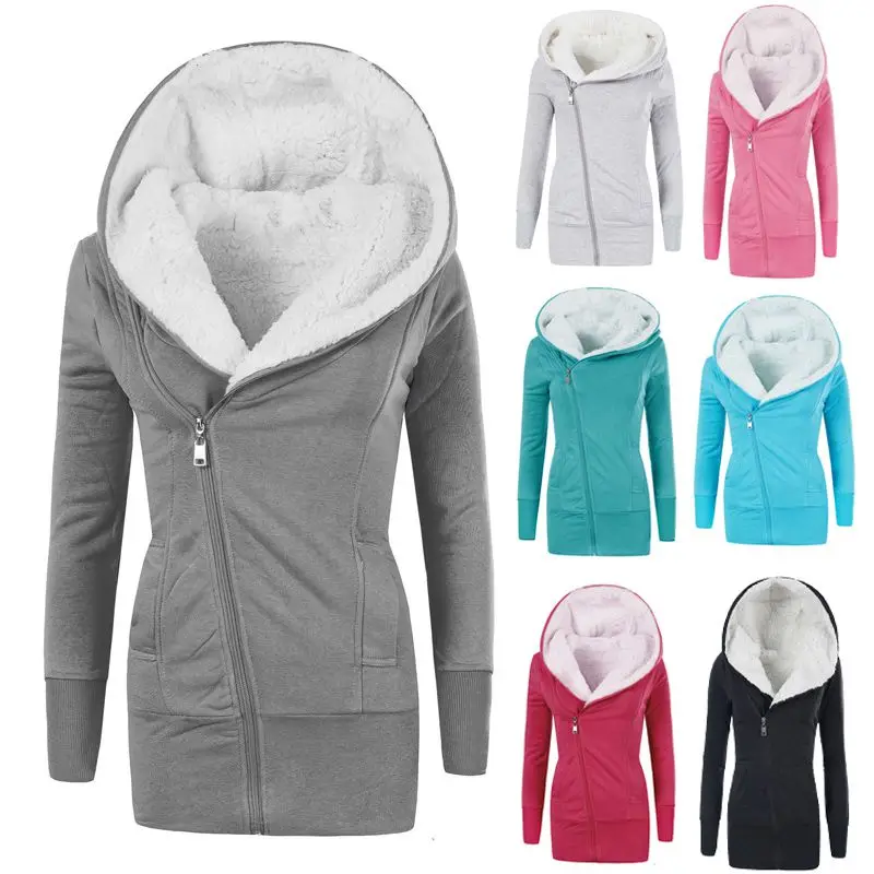 

Winter Women Jacket Cotton Coat Padded Long Slim Fit Hooded Parkas Warm Wool Jackets Overcoat Women Clothing 2020 Plus Size 3XL