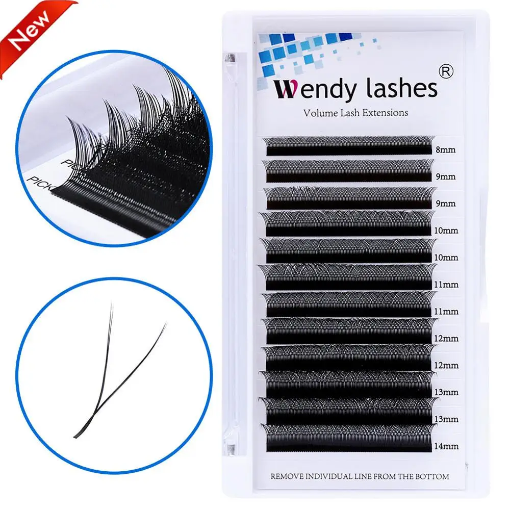 

Wendy Lashes Russia Volume Fans YY Shape Eyelash Extensions Naturally Premium Individual Soft Faux Mink Eyelashes maquillaje