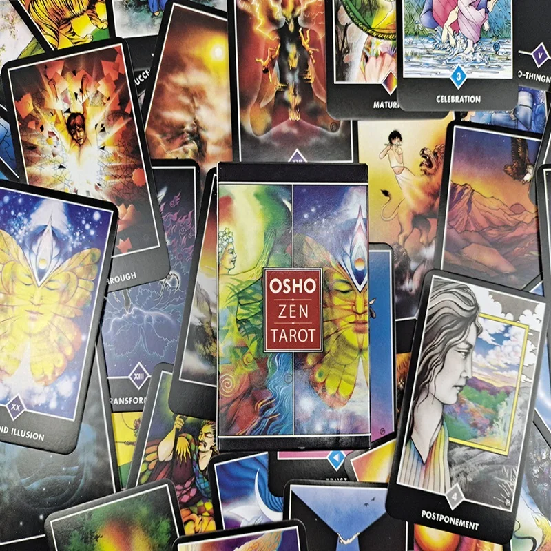

NEW Osho Zen Tarot Cards PDF Guidebook English Version Tarot Deck board game for personal use
