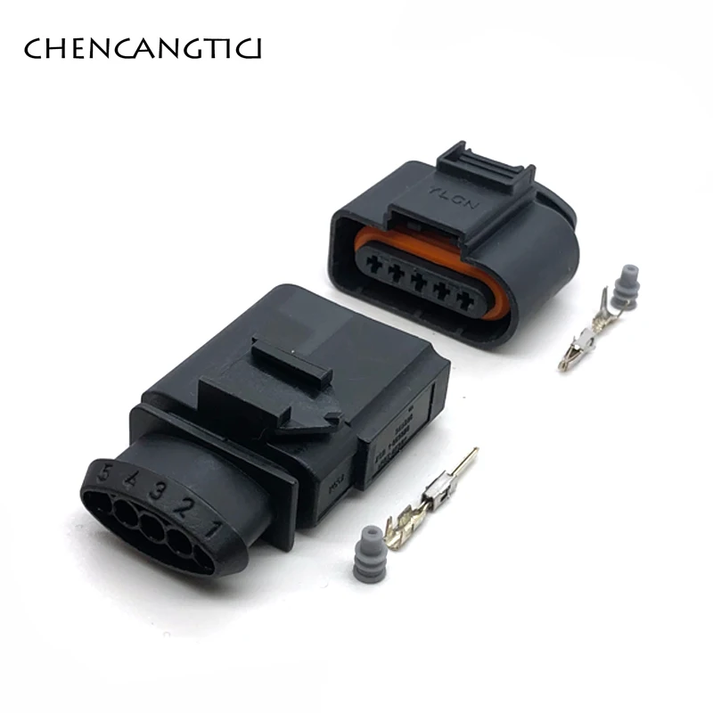1 комплект 5 Pin Way Air Flow разъем корпус гнездо для VW Jetta GTI Passat B6 Skoda 6N0973705 6N0973805 1J0973705