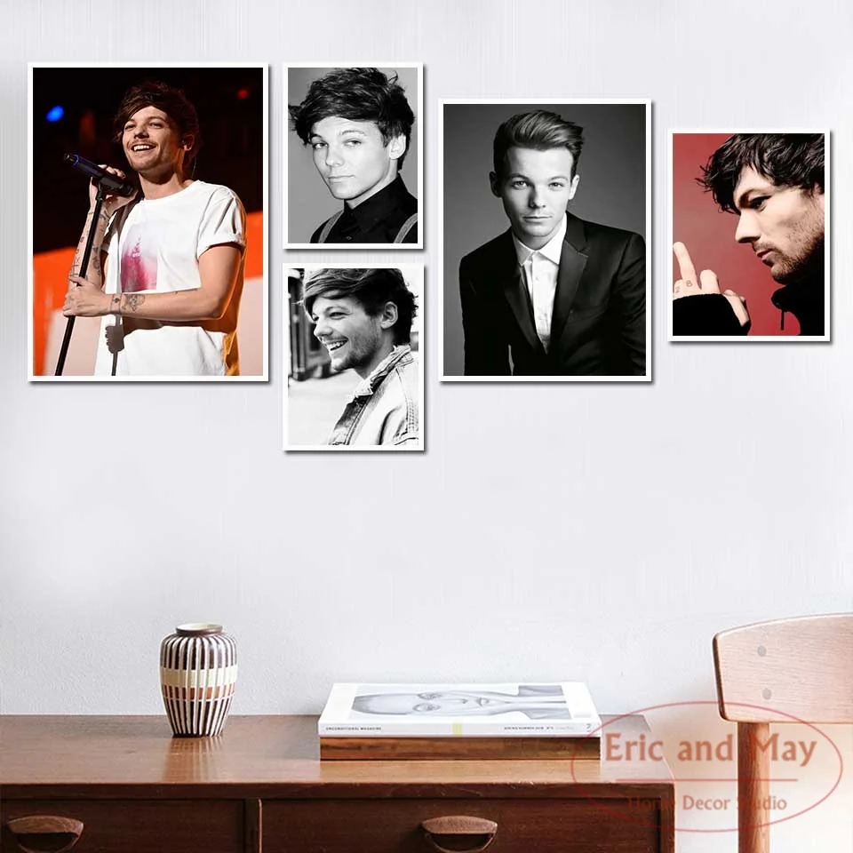 

British Singer Louis Tomlinson Posters And Prints Canvas Painting Art Wall Pictures New Nordic Style Aesthetic Room Decor Plakat