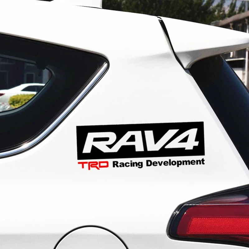 Гоночные автомобильные наклейки RAV4 творческие декоративные для Toyota Tail багажник