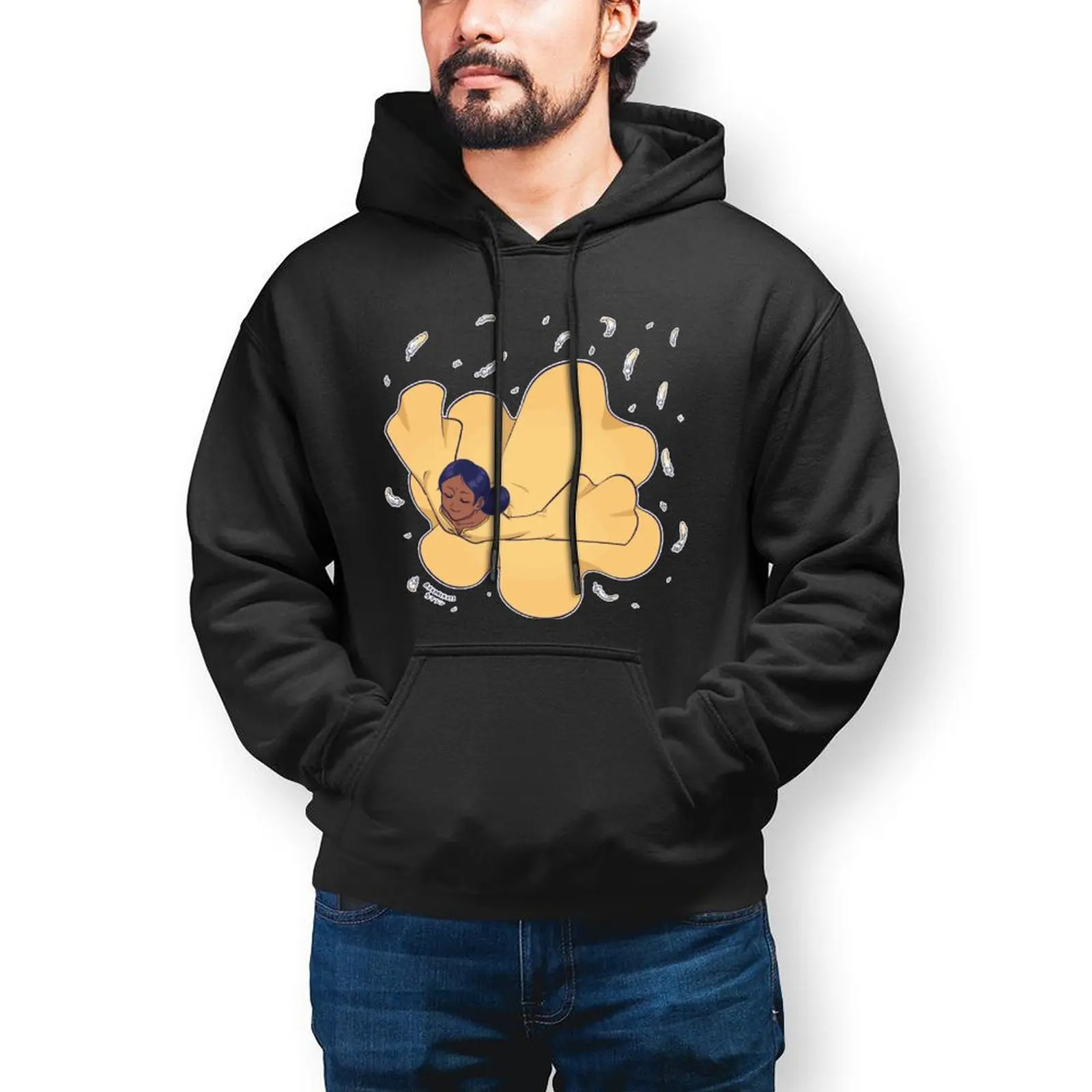 

Bandai Gundam Lalah Sune Hoodies Manga Cotton Hoodie Cool Loose Oversized Pullover Hoodie Men