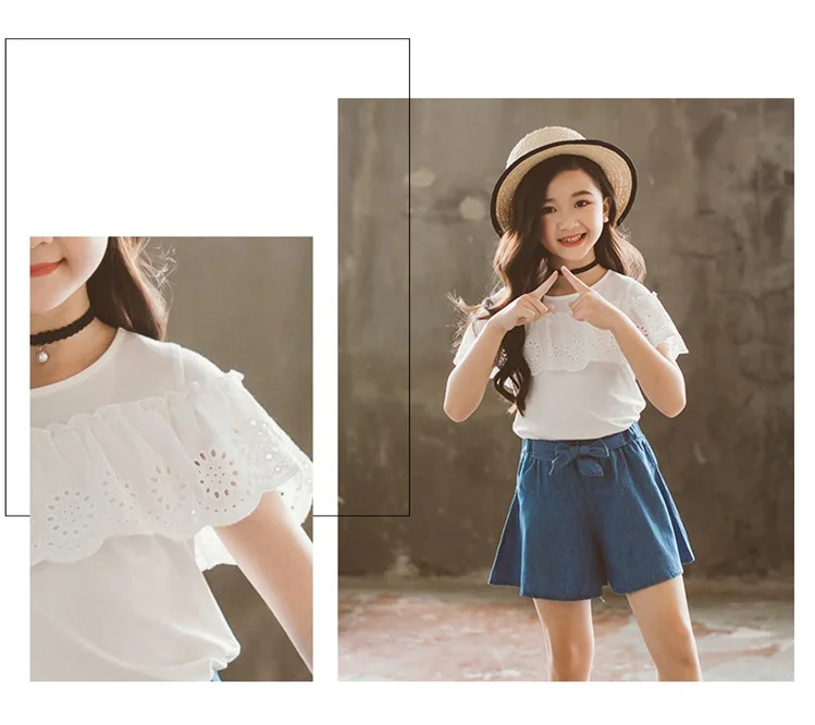 Новейшие летние модели для больших детей летнее платье девочек новый тренд