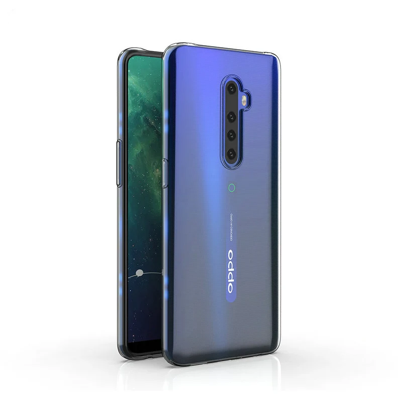 Простой мягкий прозрачный чехол для телефона OPPO Reno 2 Z F 2Z 2F Coque Funda Reno2 Pro