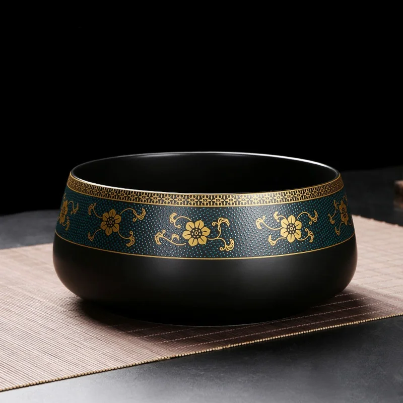 

Ceramic Large Tea Wash Bowls Vintage Household Luxury Chinese Handmade Tea Wash Bowls Tea Ceremony Bol De Lavage Tea Teaware 50