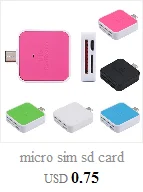 Micro sim sd кард-ридер usb 3,0 кардридер Micro usb-хаб комбо 2,0 3 порта кард-ридер высокоскоростной Мульти USB разветвитель