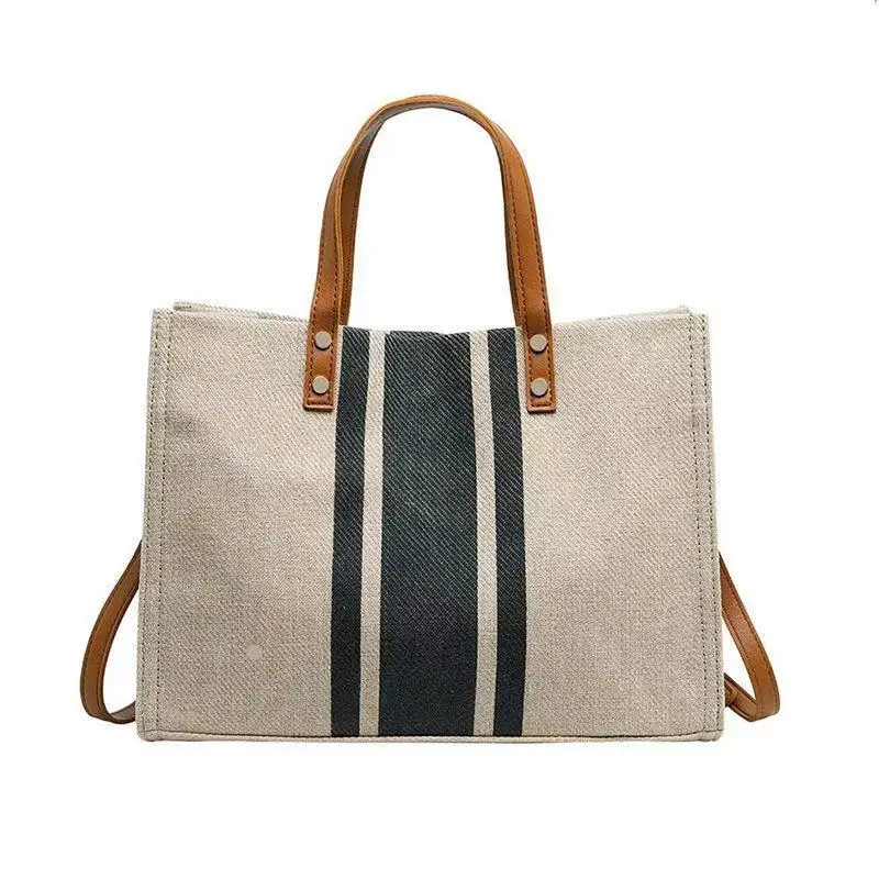 

Canvas Bag Business Bag OL Casual Tote Square Travel Bag Shopping Bag Tote Bag High Capacity Shoulder Bag Ladies Bag Handbags