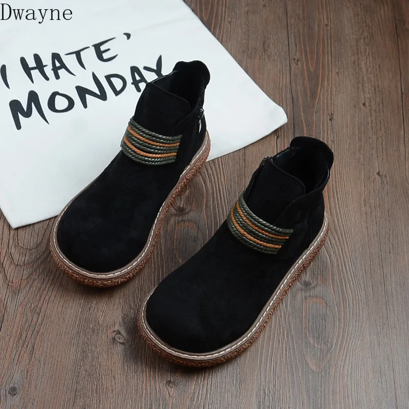 Короткие женские ботинки в британском стиле мартинсы ботильоны ретро Мори на