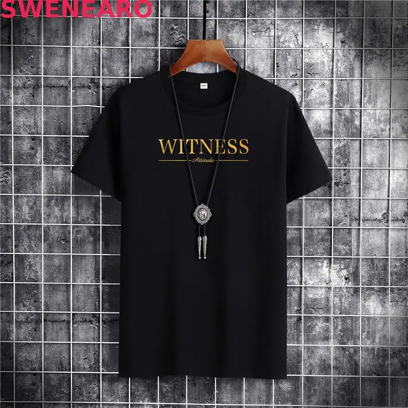 

2021 summer new style WES printed 100% cotton T-shirt summer breathable size S-5XL men's T-shirt O-neck breathable