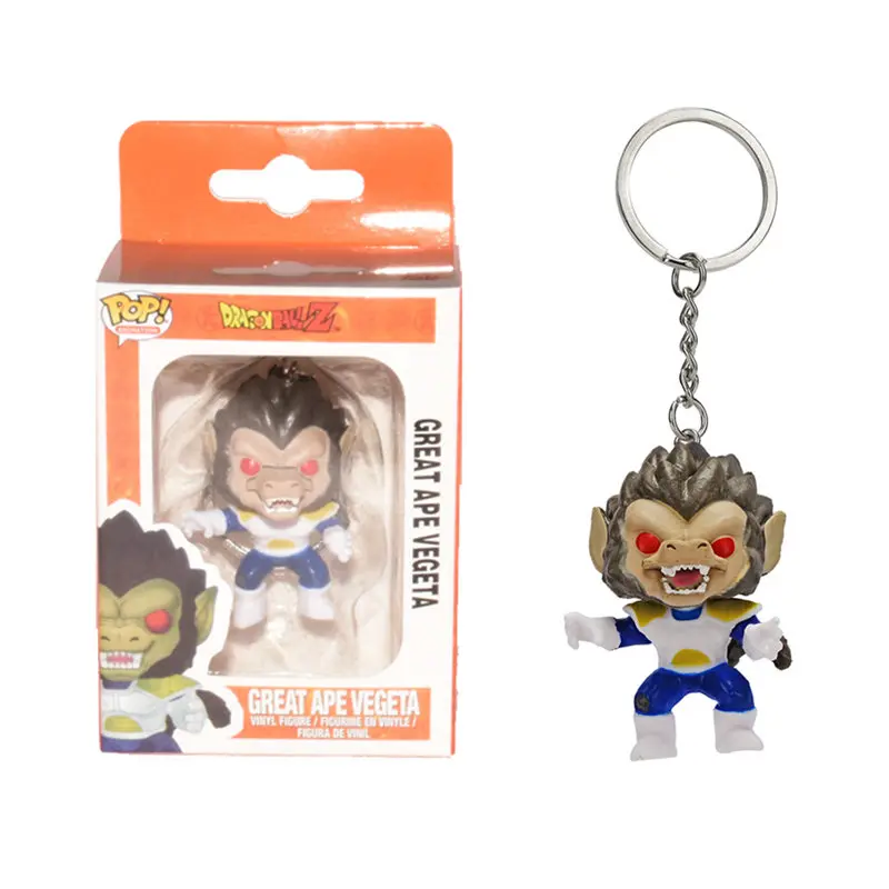 FUNKO POP Dragon Ball Веджета супер сайян Goku Gotenks Beerus брелок игрушки фигурка Коллекция Модель игрушки Рождественский подарок - Цвет: with box