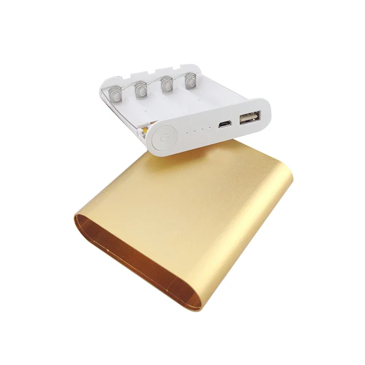 Универсальный Micro USB V8 входной Сплав Внешний Аккумулятор Чехол 2*3*4*18650 зарядное устройство DIY блок питания