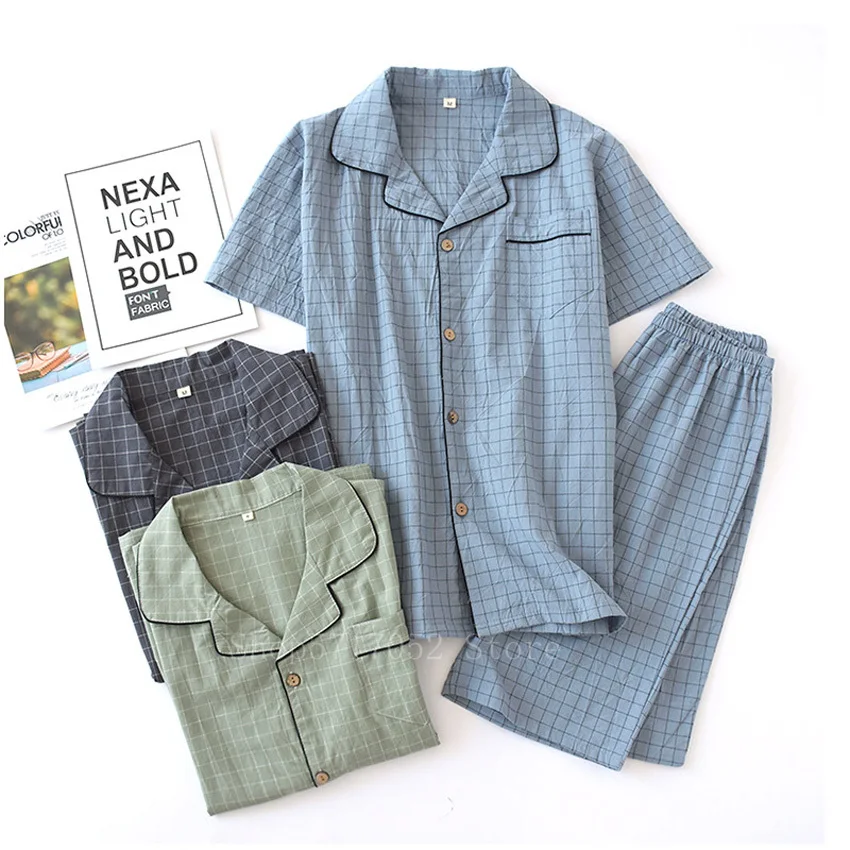 Лето 2020 женские пижамы в японском и корейском стиле Женская Хлопковая пижама с