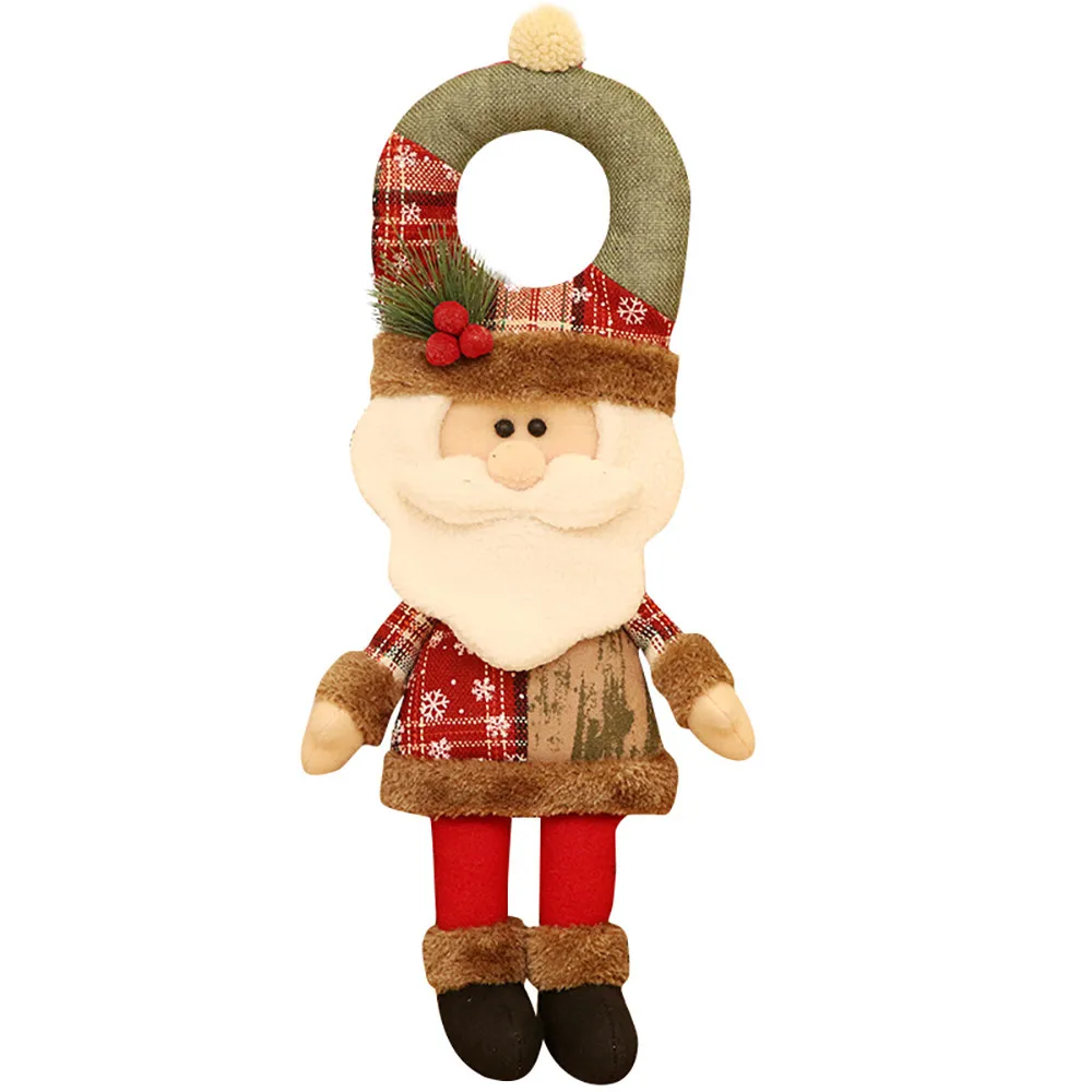 Рождественские украшения Санта Клаус Снеговик игрушка кукла в виде оленя