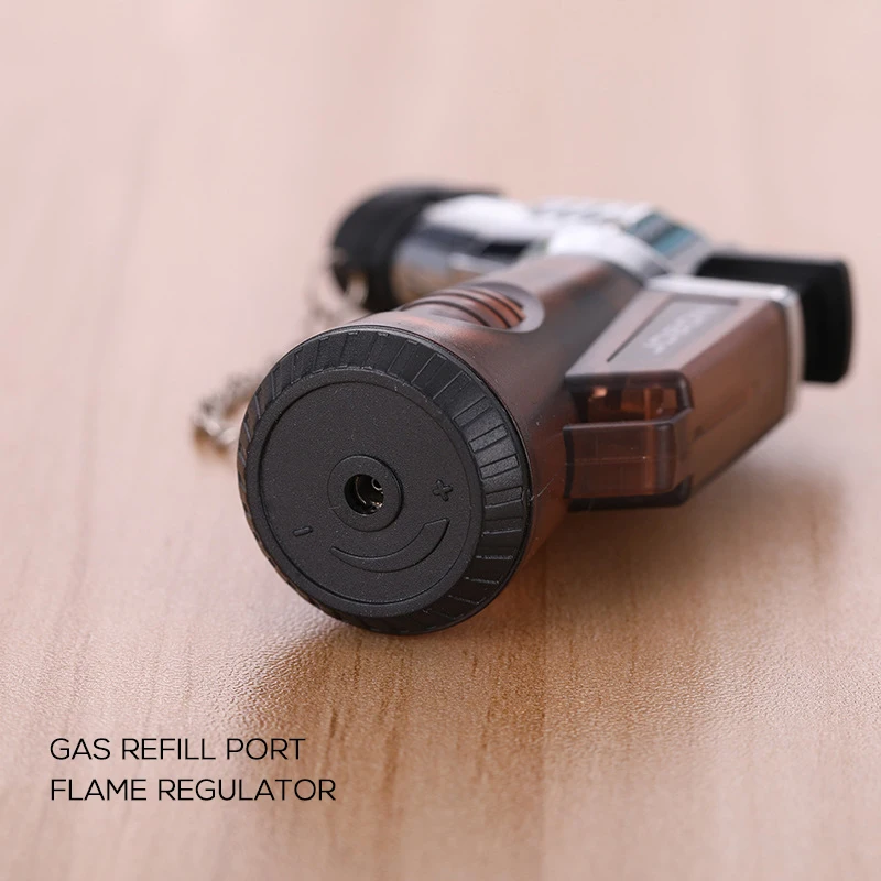 Мини-зажигалка Jobon струйная зажигалка с бутановым пламенем надувная