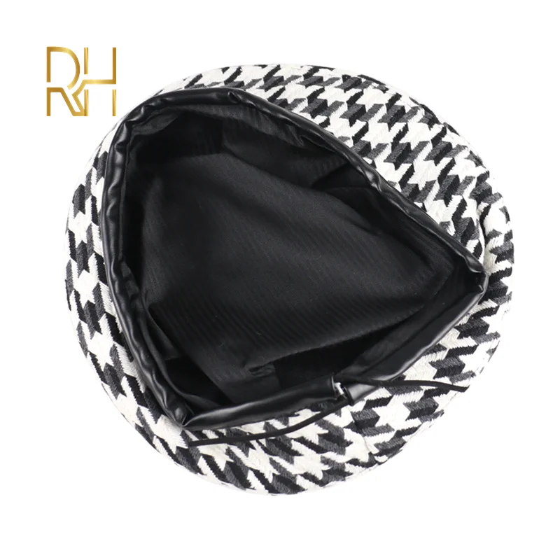 Новый тренд женские классические клетчатые береты брендовая Стильная осенне