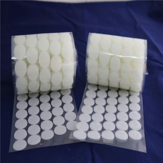 

500pairs 1000pcs Heat Resistance Self-adhesive Magic Dots the hooks sticker hook and loop Velcro fastener DIY Clothing