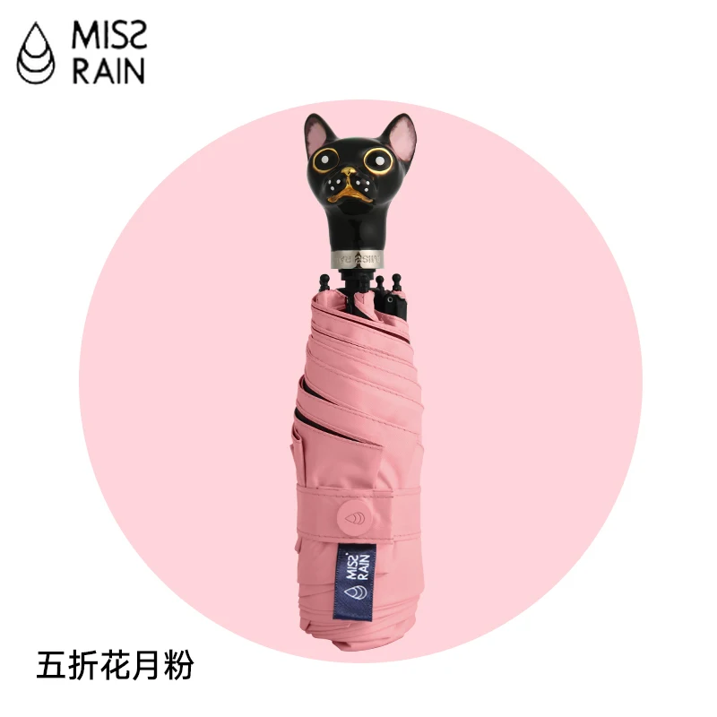 Женские роскошные зонтик кошка ручка карман с защитой от УФ лучей дамы ультра
