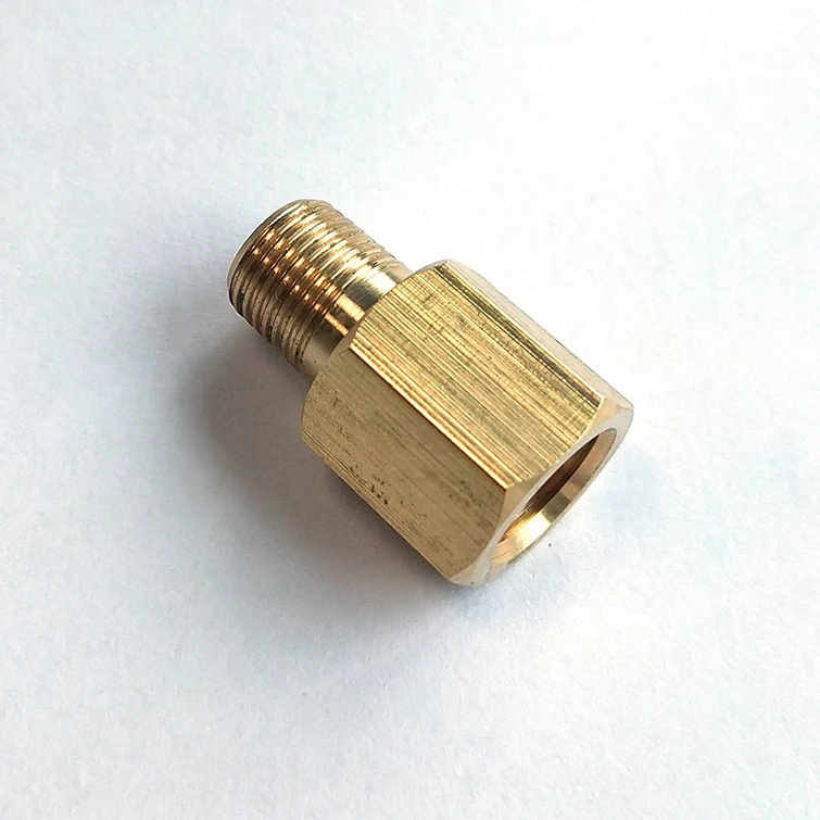 Нержавеющая сталь 1/8 &quotNPT Female To M10X1.5 датчик давления масла Подающая линия тройник