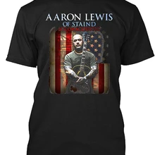 Аарон Льюис Тур 2019 Cancan 4 TeeT Shirt|Мужские футболки|