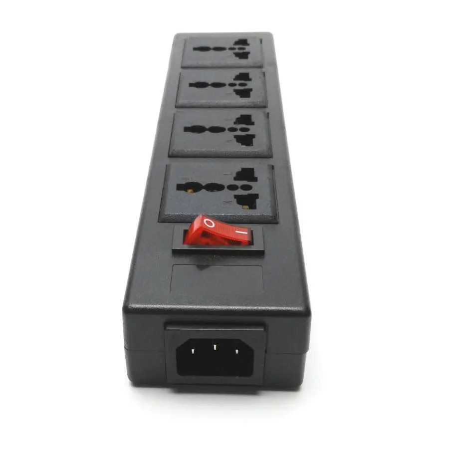 PDU PSU IEC320 C14 штепсельная Вилка вход 4-сторонняя универсальная Выходная
