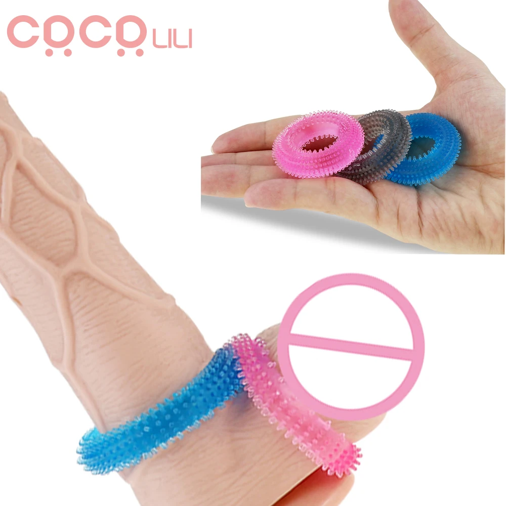 Мягкое медицинское силиконовое кольцо для пениса растягивающееся высокое