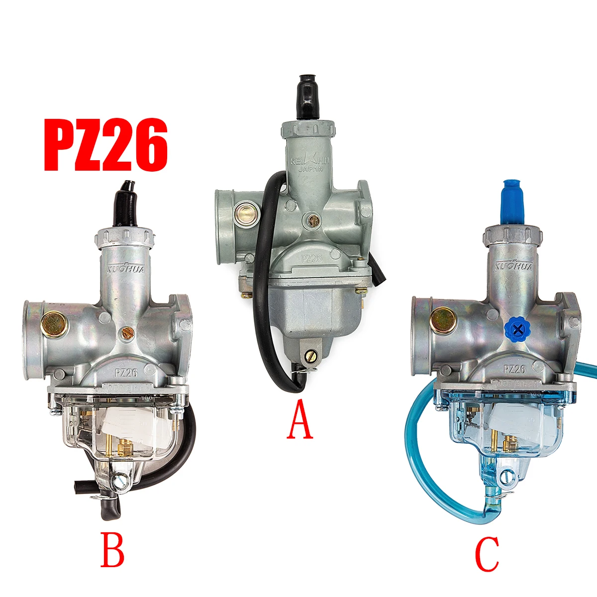 

Карбюратор PZ26 26 мм для Honda CB125 XL125S TRX250 TRX 250EX XR100 XR200 CG CB 125 150 cc ATV квадроцикл, мотоцикл