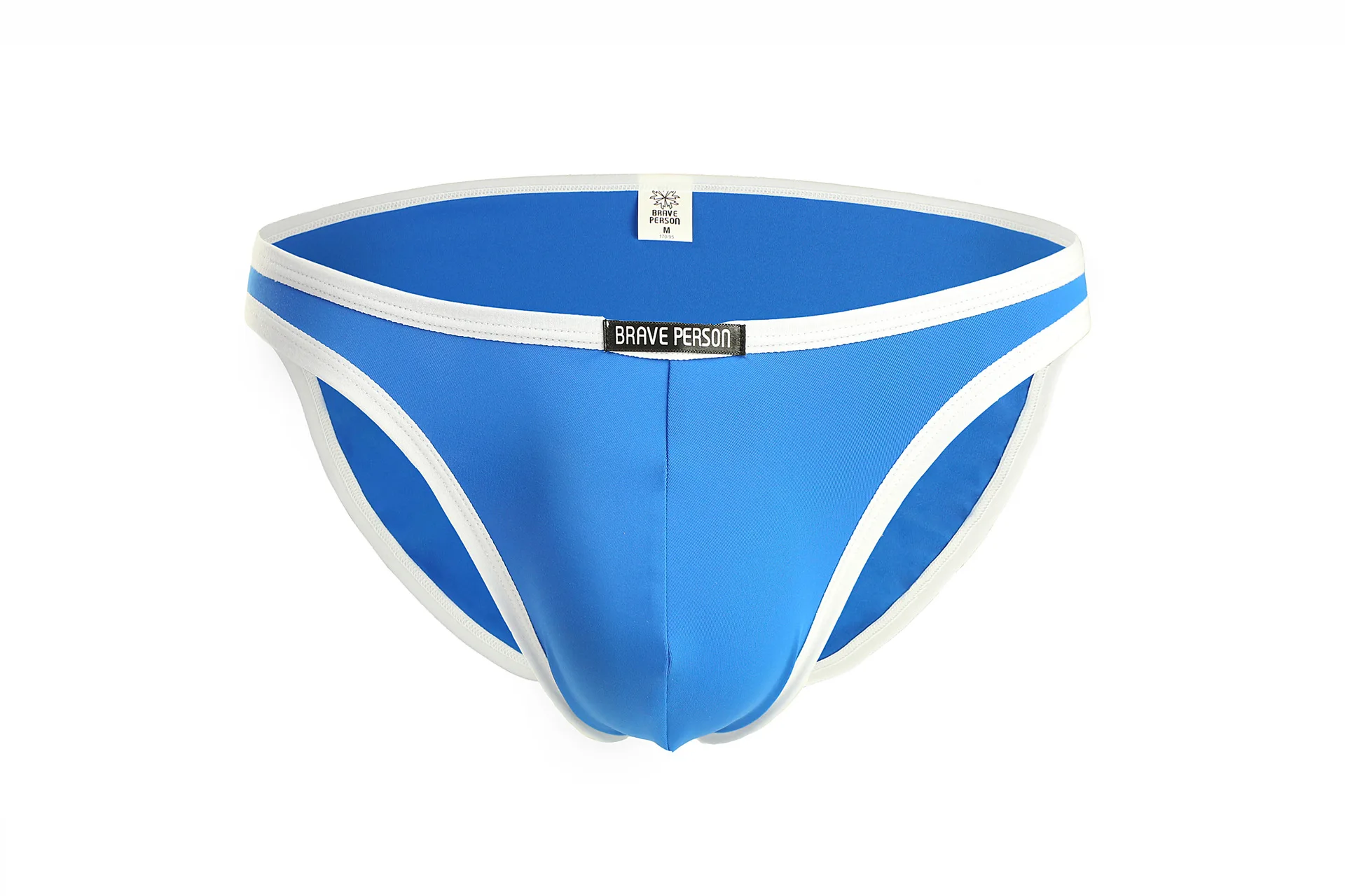 Трусы брифы мужские однотонные из нейлона с низкой талией 4 шт./лот |