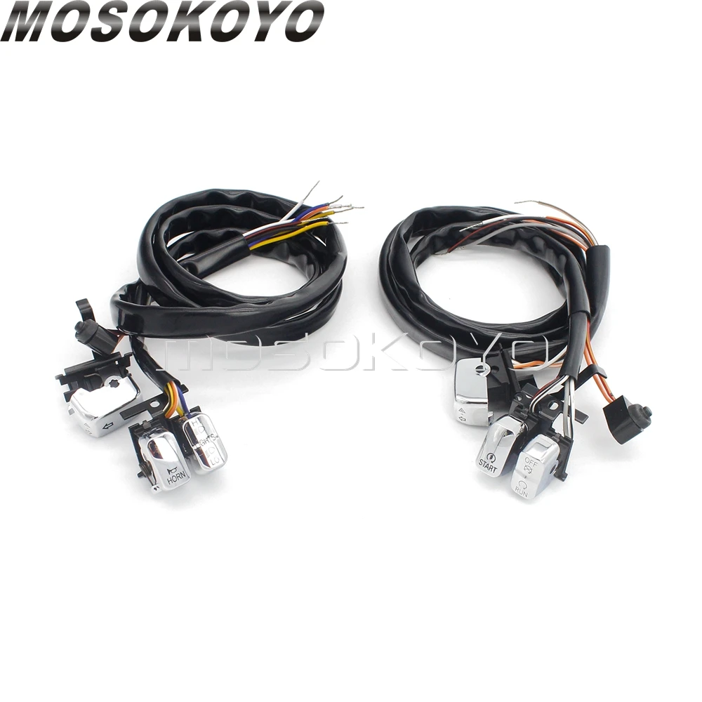 Переключатель хромированный на руль для поворотников Harley 2007-2010 | Автомобили и