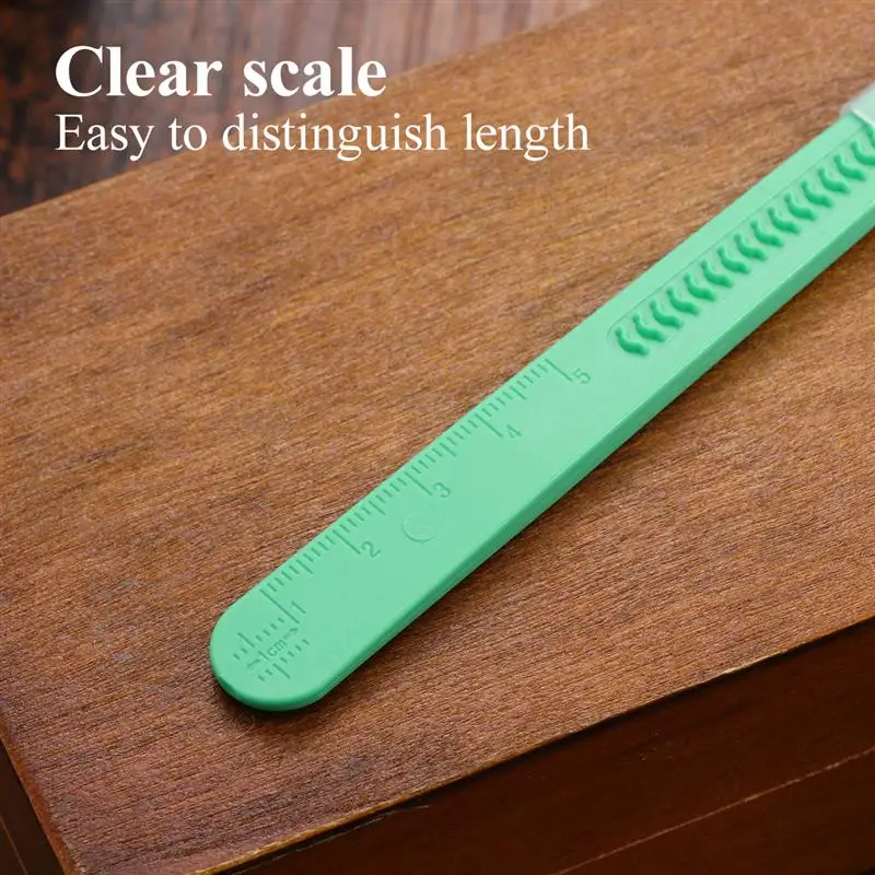 

10pcs Disposable Plastic Surgical Scalpel Knife Multi-Function Scrapbooking Crafts Carving Knife Tools(SS-1)