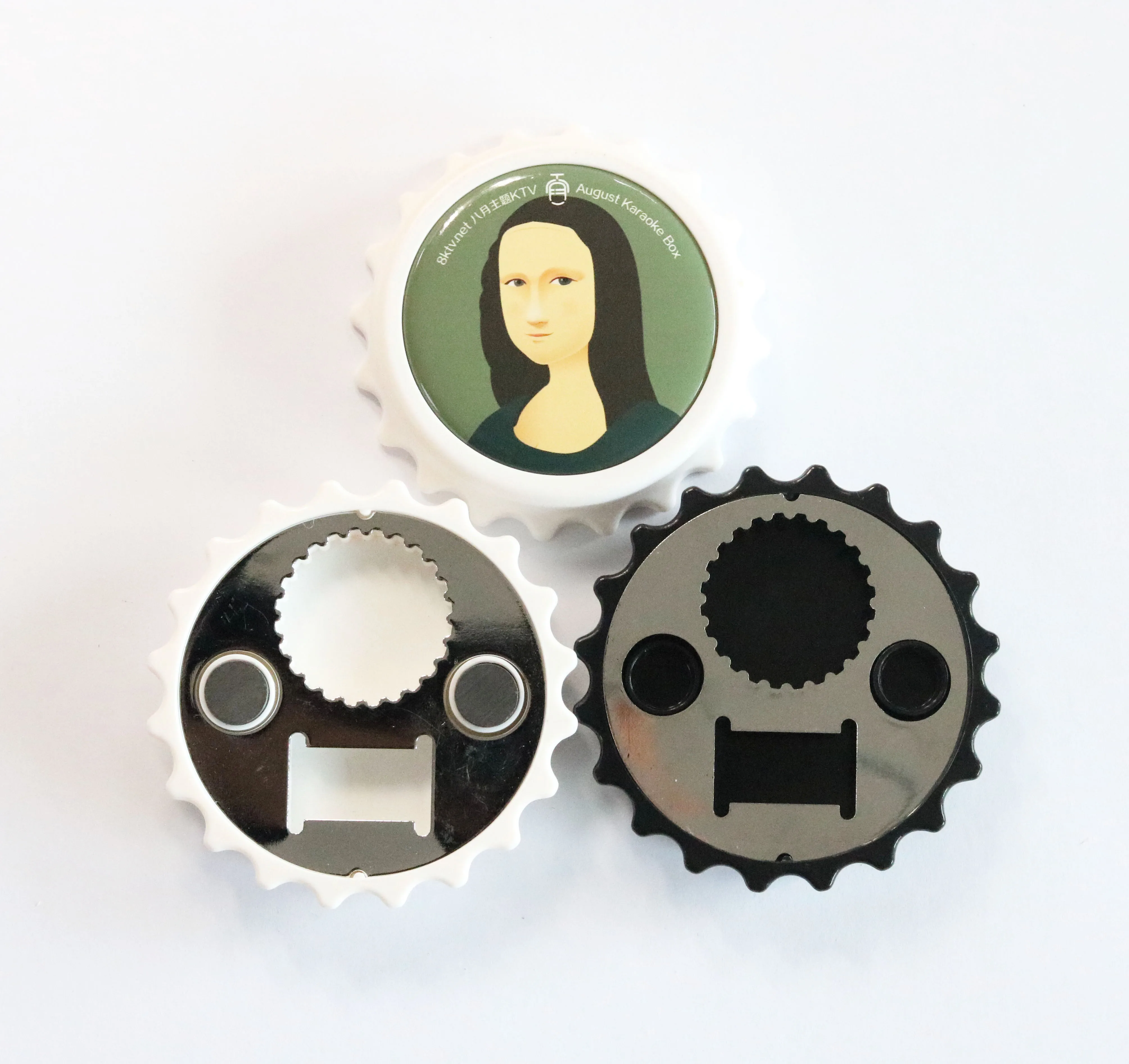 58 мм магнитный Открыватель для бутылок в форме крышки европейском стиле/100