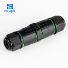 Водонепроницаемый Электрический провод, 1 шт., 3-контактный разъем кабеля IP68 Солнечный, садовый, наружный, соединение 3-7 мм, 250 В и 10 А