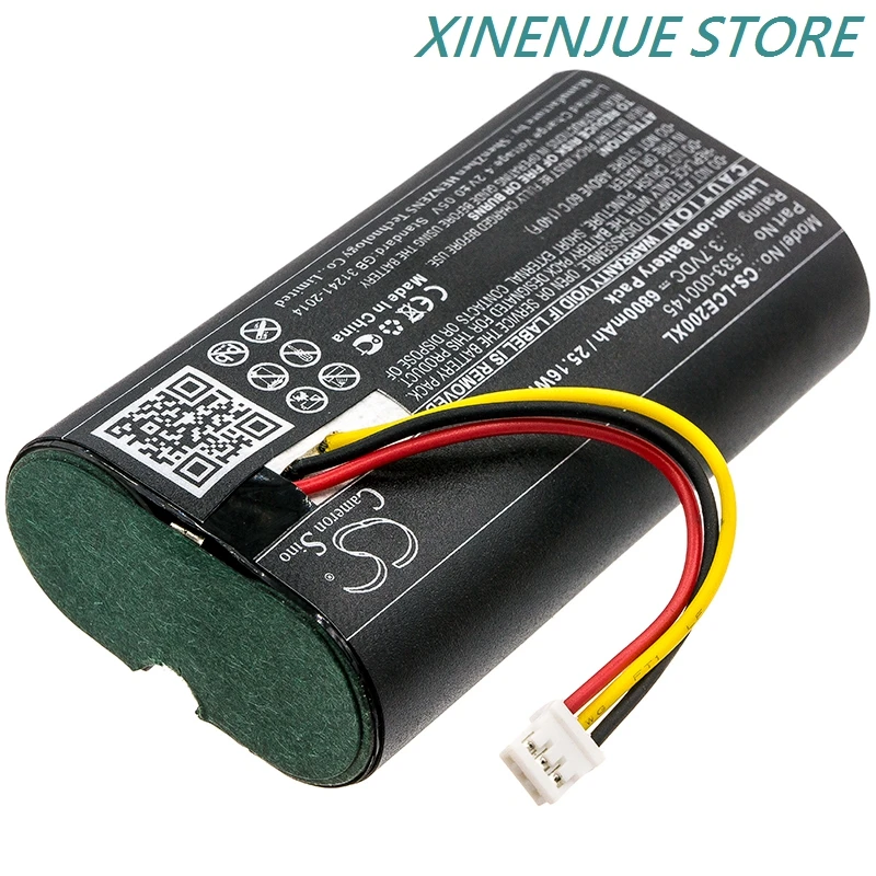 Home Security Camera 5200mAh/6800mAh Battery for Logitech CIRCLE 2 ICES-3(3) NMB-3(B) V-U0045 861-000066 533-000145 Bateria EXW |