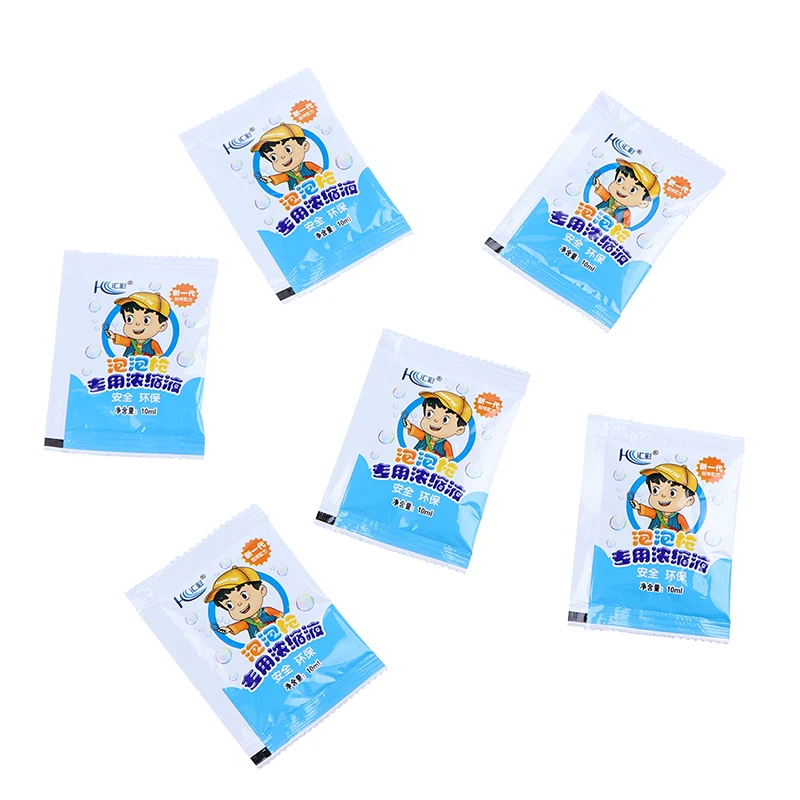 

10Pcs 10ml Concentrate Bubbles Liquid Soap Water Bubble Stick Supplement Accesso