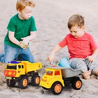beach toy car engineering vehicles truck models inertia back to the car digging sand play sandpit toy kids summer outdoor toy w