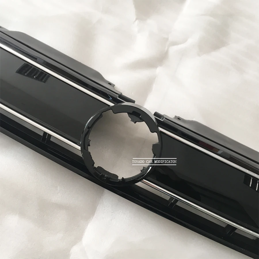 Радиаторная решетка верхняя передняя бамперная гриль GOLFLIATH BLUEMOTION стиль из АБС с блестящим лаком для VW Sagitar/Jetta MK6 2012-2018 на.