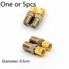 Один или 5 шт., Прямоугольный коаксиальный адаптер с разъемом типа F и штекером SMA