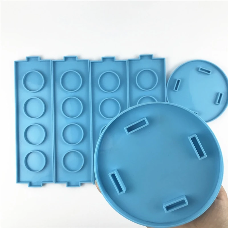 

1 Set Coffee Capsule Cup Display 3D Stand Rack Epoxy Resin Mold Silicone Mould Q0KE