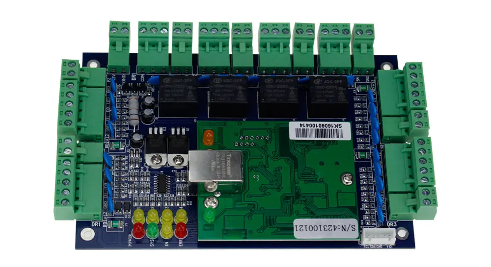 OBO руки TCP/IP Управление Панель доска с DC12V 5A металлический Питание конвертера для 1/2/4 двери офис Прихожая Системы