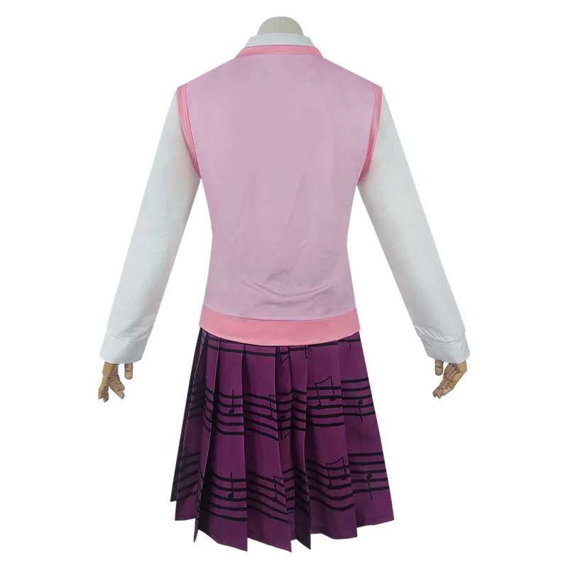 Игра Danganronpa V3 Killing Harmony Akamatsu Kaede Косплей Костюм Аниме Униформа полный комплект