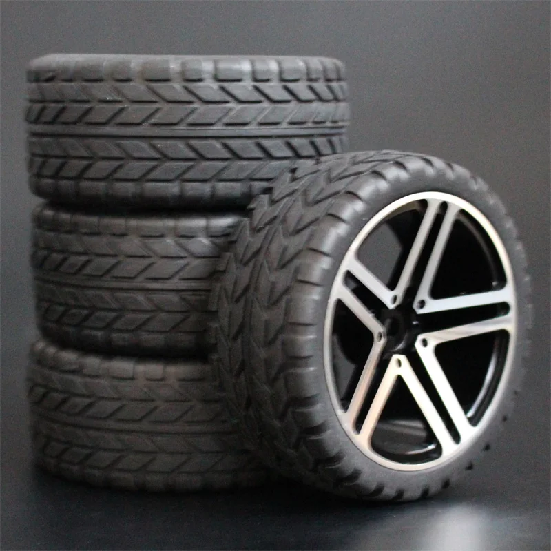 1 набор 4 шт HSP HPI гоночные шины металлический обод колеса для RC 1/10 на дороге - Цена: 1610