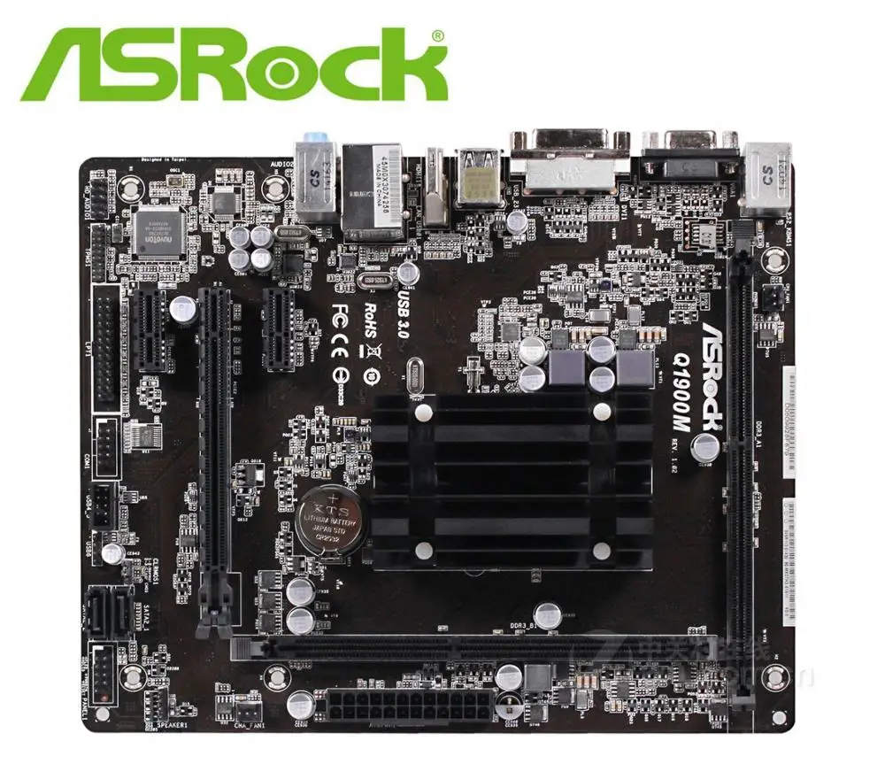 Б/у материнская плата для ASRock Q1900M встроенная J1900 четырехъядерная DDR3 Материнская
