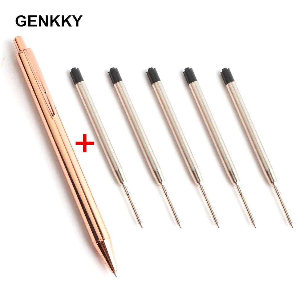 1 + 5/набор для приготовления чая шт. металлическая шариковая ручка с 5 заправки 0 7