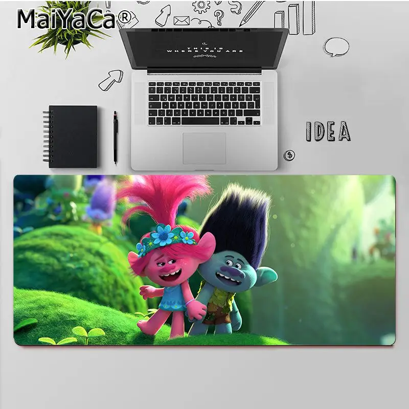 

MaiYaCa High Quality Trolls World Tour Customized laptop Gaming mouse pad Free Shipping Large Mouse Pad Keyboards Mat